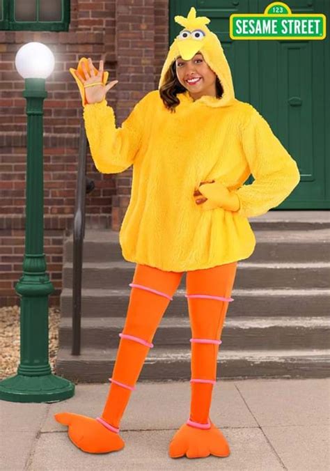 womens big bird costume|big bird jumpsuit costume.